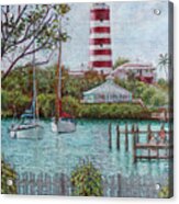 Hope Town Lighthouse Acrylic Print