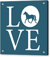 Horse Love Acrylic Print