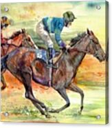 Horse Races Acrylic Print