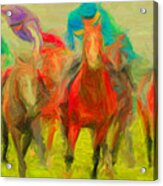 Horse Tracking Acrylic Print