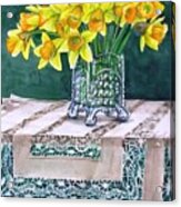 Host Of Daffodils Acrylic Print