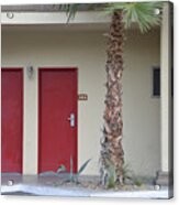 Hotel Rooms, 102 And 103, Palm Springs, Ca Acrylic Print