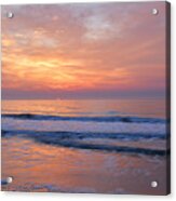 Huntington Beach Sunrise, Nc Acrylic Print