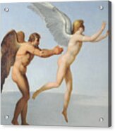 Icarus And Daedalus Acrylic Print