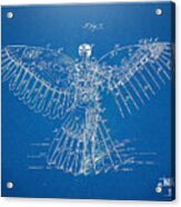 Icarus Human Flight Patent Artwork Acrylic Print