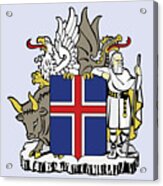 Iceland Coat Of Arms Acrylic Print
