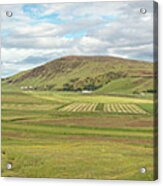 Iceland Farmland Panorama Acrylic Print