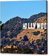 Iconic Hollywood Sign Acrylic Print