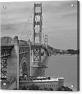 Imagination Of The Golden Gate In 1937 Acrylic Print