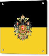 Habsburg Flag With Imperial Coat Of Arms 1 Acrylic Print