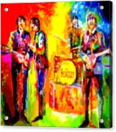 Impressionistc Beatles Acrylic Print