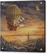 In Her Majesty's Service Steampunk Series Acrylic Print