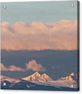 Indian Peaks Winter Sunrise Acrylic Print