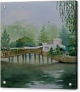 Inokashira Bridge In Summer Acrylic Print
