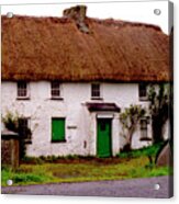 Irish Thatched Cottage Acrylic Print