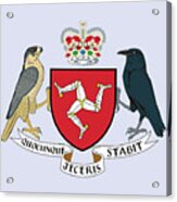 Isle Of Man Coat Of Arms Acrylic Print