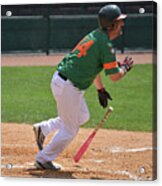 Isotopes Batter Takes Off Acrylic Print