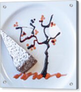 Italian Caprese Cake Acrylic Print
