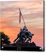 Iwo Jima Memorial Sunrise Acrylic Print