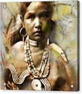 Jacarilla Maiden-apache Acrylic Print