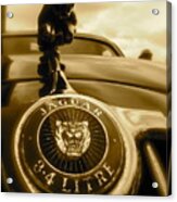 Jaguar Car Mascot Acrylic Print