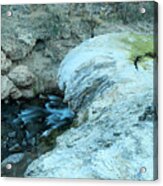 Jemez Creek From The Soda Dam Overlook Acrylic Print