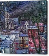 Jim Thorpe Pennsylvania In Winter #1 Acrylic Print