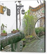 Jing Gong Alley Acrylic Print