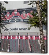 Joe Louis Arena And Trees Acrylic Print