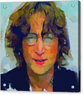 John Lennon Colors 4 Acrylic Print