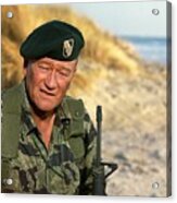 John Wayne As Colonel Mike Kirby The Green Berets 1968 Acrylic Print