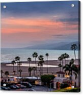 Jonathan Beach Club Sunset Acrylic Print