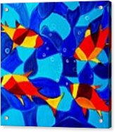 Joy Fish Abstract Acrylic Print