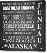Juneau Famous Landmarks Acrylic Print