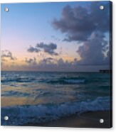 Juno Beach Pier Florida Sunrise Seascape C8 Acrylic Print