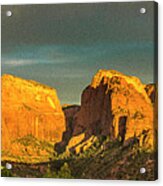 Kalob Canyons Panoramic Acrylic Print