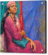 Kashmir Ki Kali - Girl From Kashmir Acrylic Print