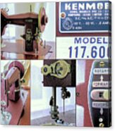 Kenmore Rotary Sewing Machine E6354 Model 117 600 Acrylic Print