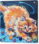 Kitty Keepsies Acrylic Print