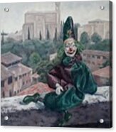 Klown In Siena Acrylic Print