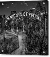 Knights Of Pythias Gate Acrylic Print