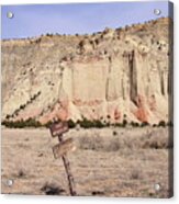 Kodachrome Flat Chimney Rock Acrylic Print