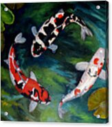 Koi Dance Acrylic Print