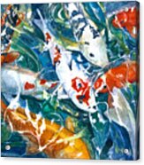 Koi Sparkle Acrylic Print