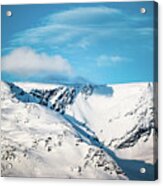 Koppangsfjellet Peak Lyngen Troms Norway Acrylic Print