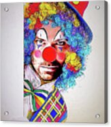 Kristoff The Creepy Clown Acrylic Print