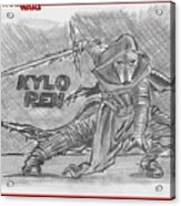 Kylo Ren The Force Awakens Acrylic Print