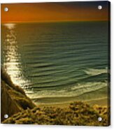 La Jolla Blacks Beach Sunset Acrylic Print