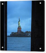 Lady Liberty View Acrylic Print