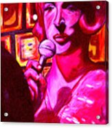 Lady Sings The Blues Acrylic Print